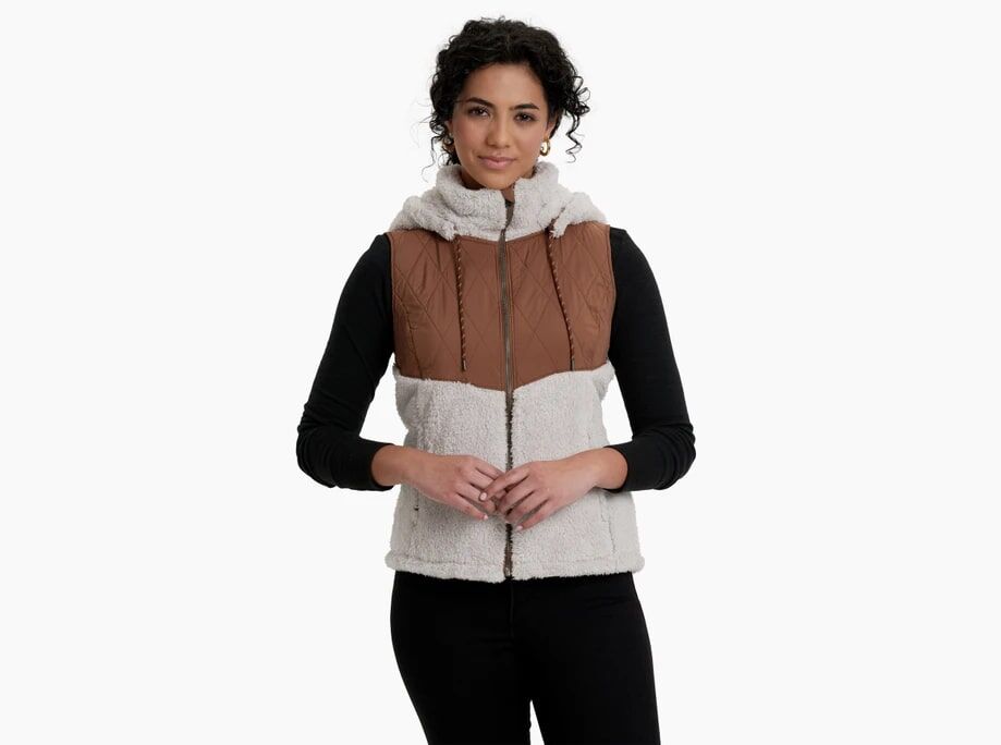 KUHL Women's Prima Flight Vest in Mocha
