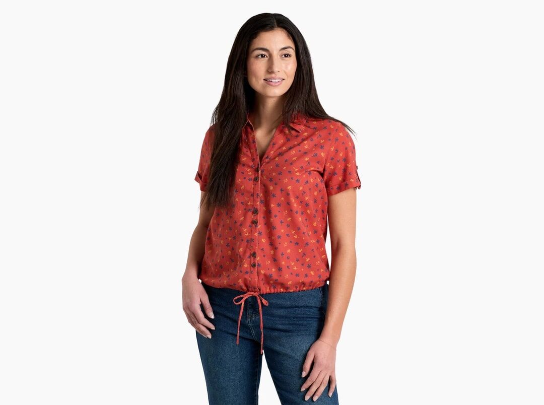 KUHL Women's Liliana Short Sleeve Button-Up Top