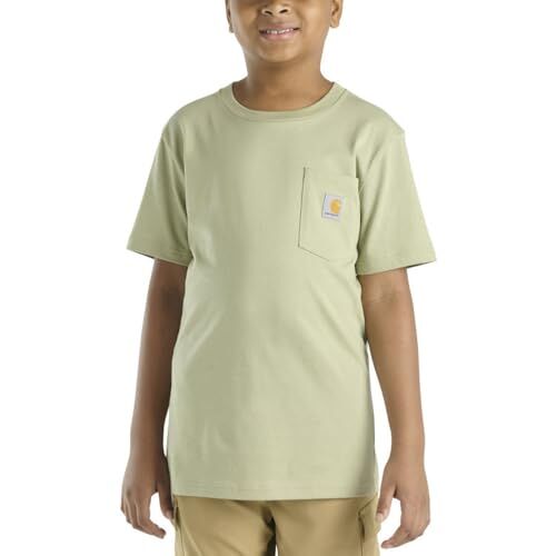 Carhartt Kids' Short Sleeve Pocket T-Shirt in Tea Green