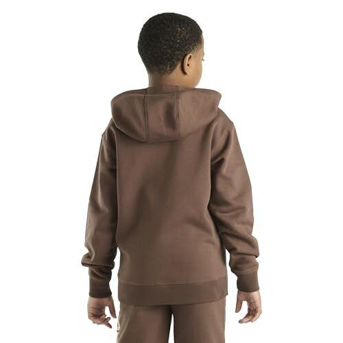 Carhartt Boy's Long Sleeve Graphic Sweatshirt in Medium Brown