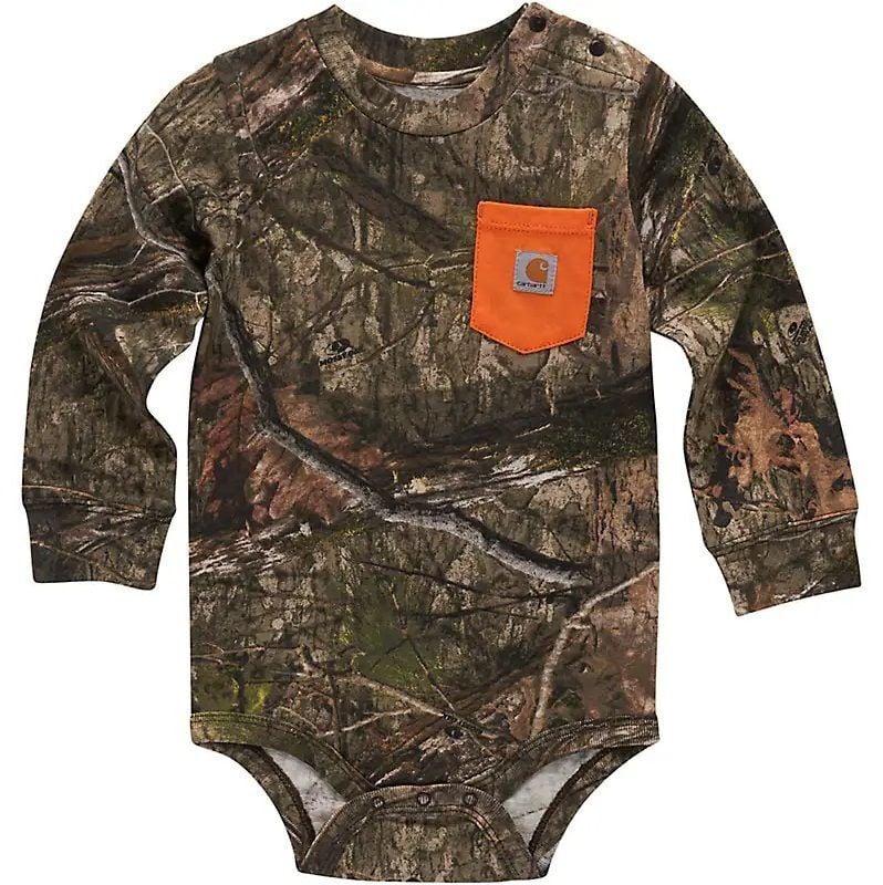 Carhartt Boy's Long Sleeve Pocket Bodysuit