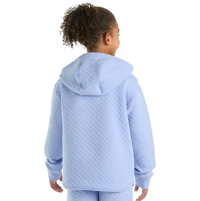 Carhartt Girl's Long Sleeve Quilted Graphic Sweatshirt in Fresh Lavender