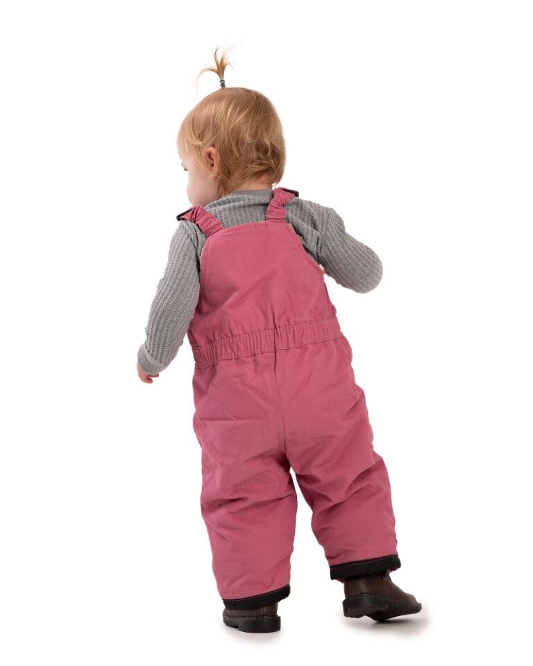 Berne Infant's Softstone Insulated Duck Bib Overall in Desert Rose