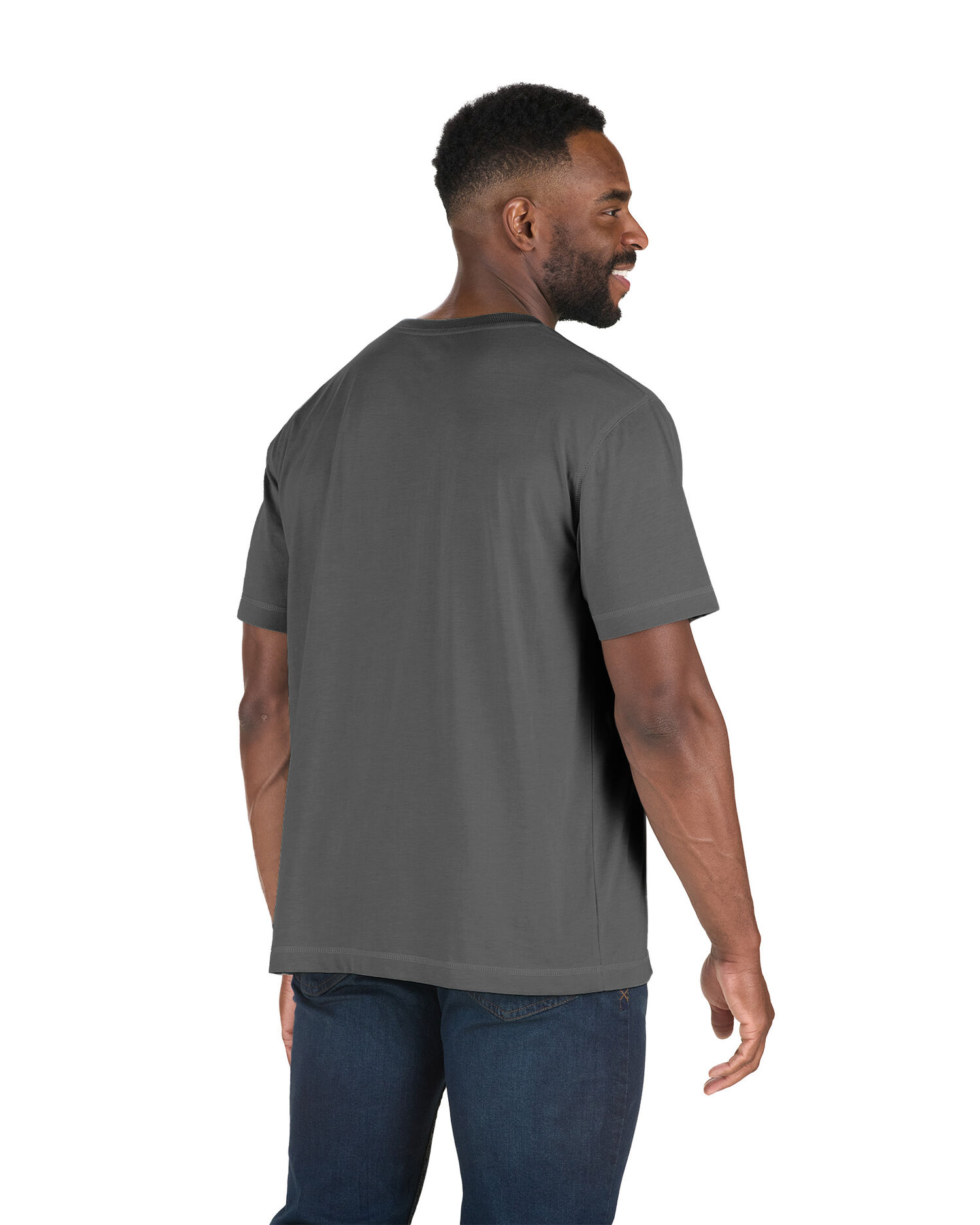 Berne Men's Performance Short Sleeve Pocket Tee in Slate