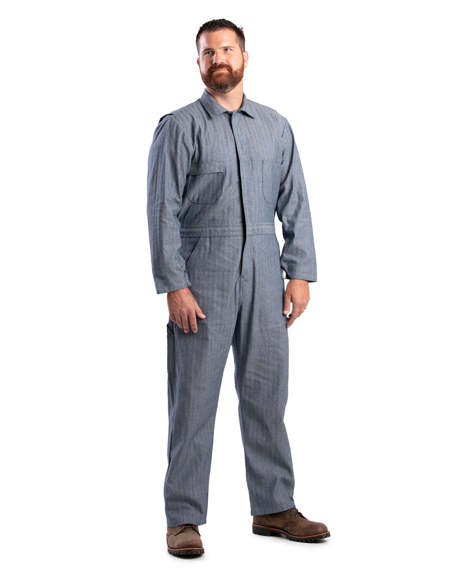 Berne Men's Heritage Fisher Stripe Unlined Coverall