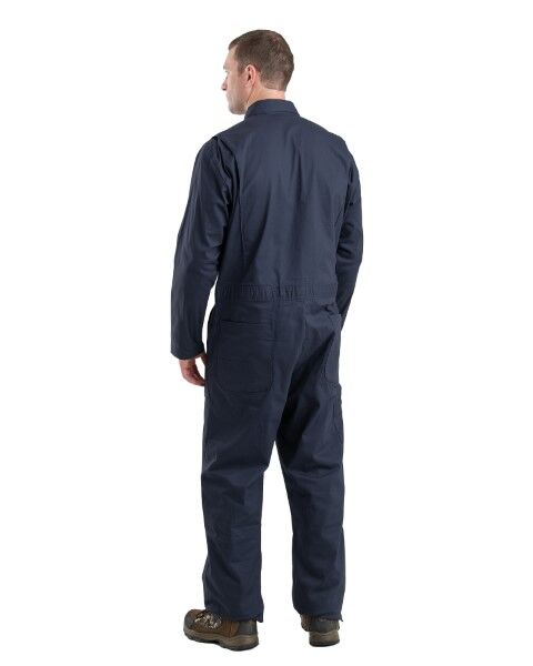Berne Men's Highland Flex Cotton Unlined Coverall in Navy