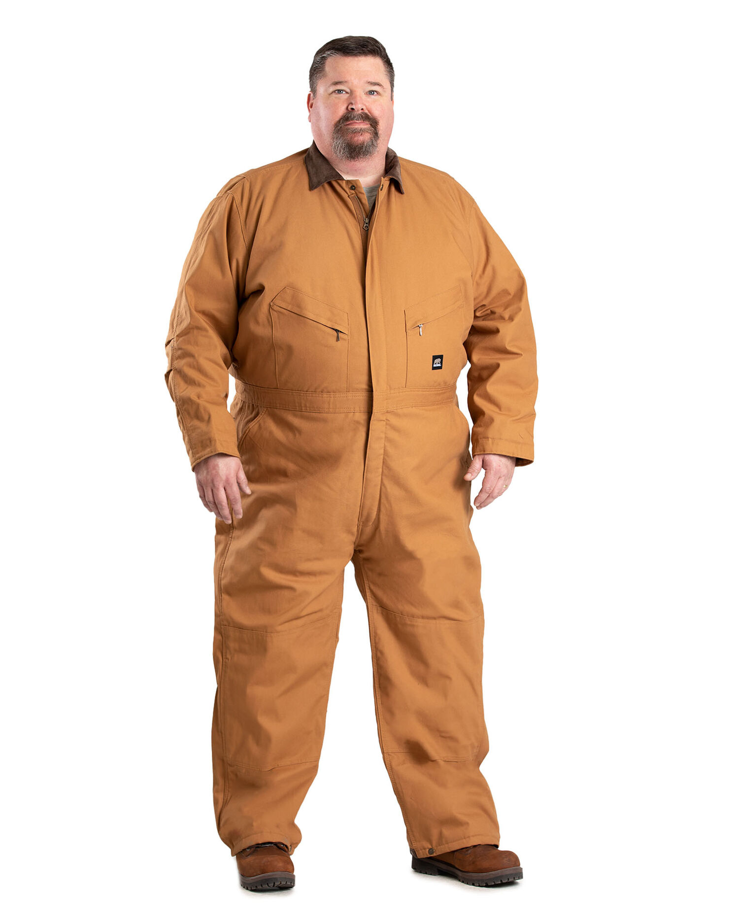 Berne Deluxe Insulated Coverall in Brown Duck