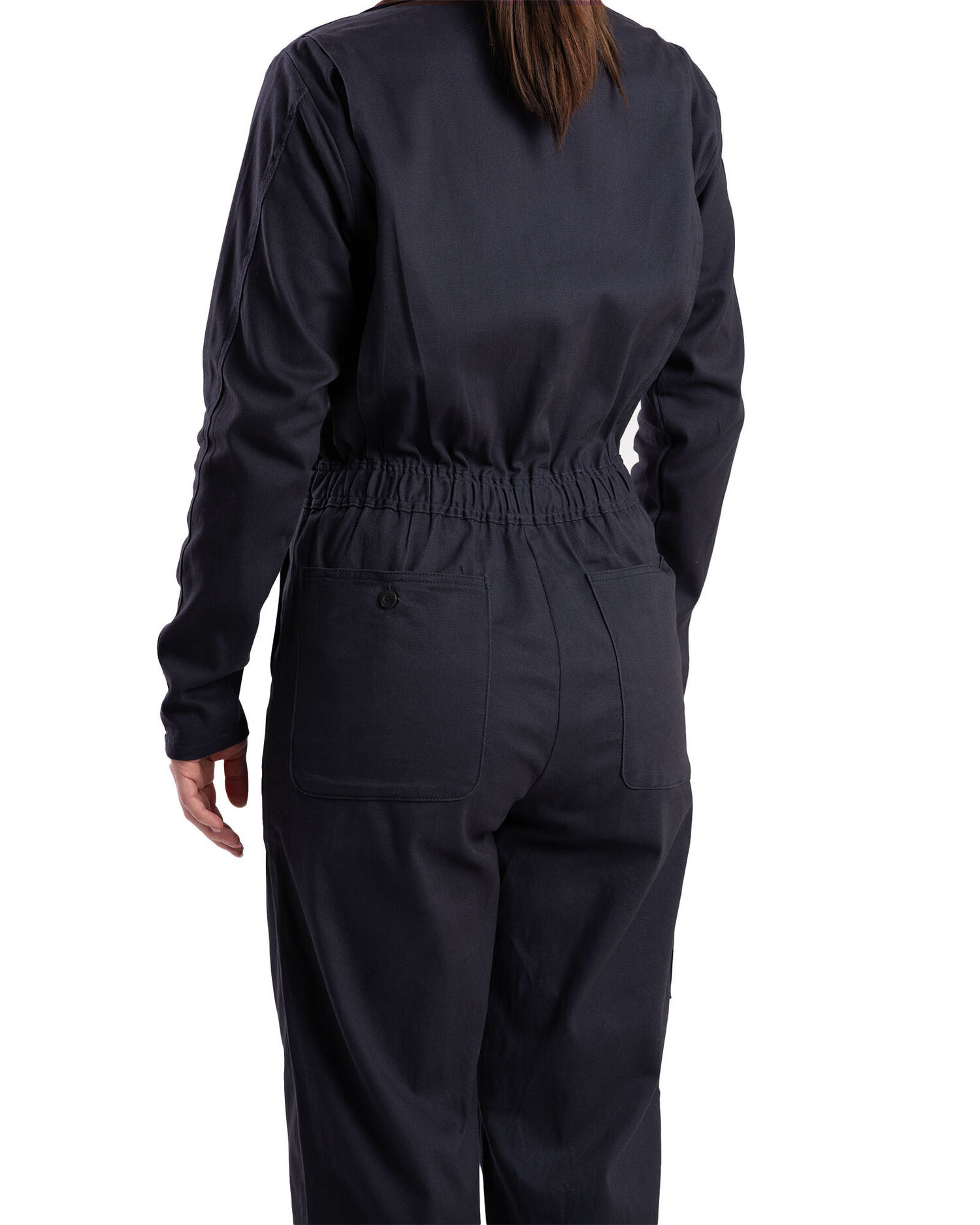 Berne Women's Highland Flex Cotton Unlined Coverall in Navy