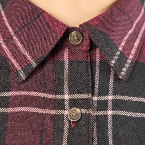 Dickies Women's Plaid Flannel Long Sleeve Shirt
