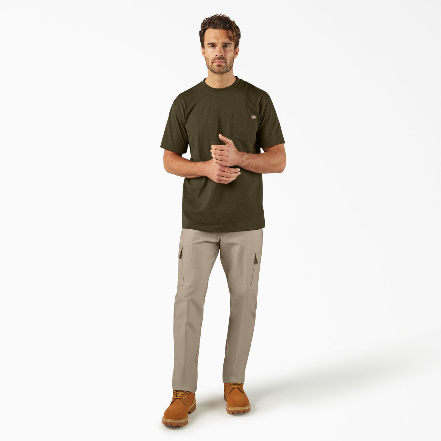 Dickie Men's Heavyweight Short Sleeve Pocket T-Shirt