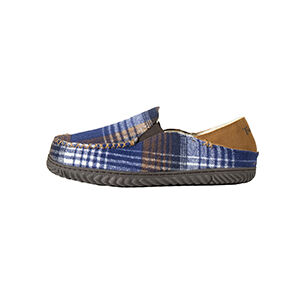 M & F Western Men's Twister Troy Slip On Slipper in Blue