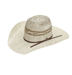 M & F Western Men's Ariat Hat in Brown Bangora