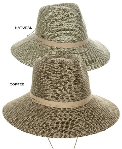Scala Women's Estella Paper Braid Safari Hat