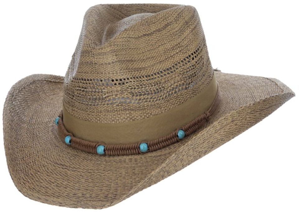 Scala Women's Aynsley Bangkok Toyo Western Hat