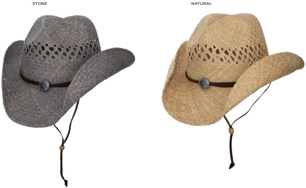 Scala Women's Monty Raffia Western Hat