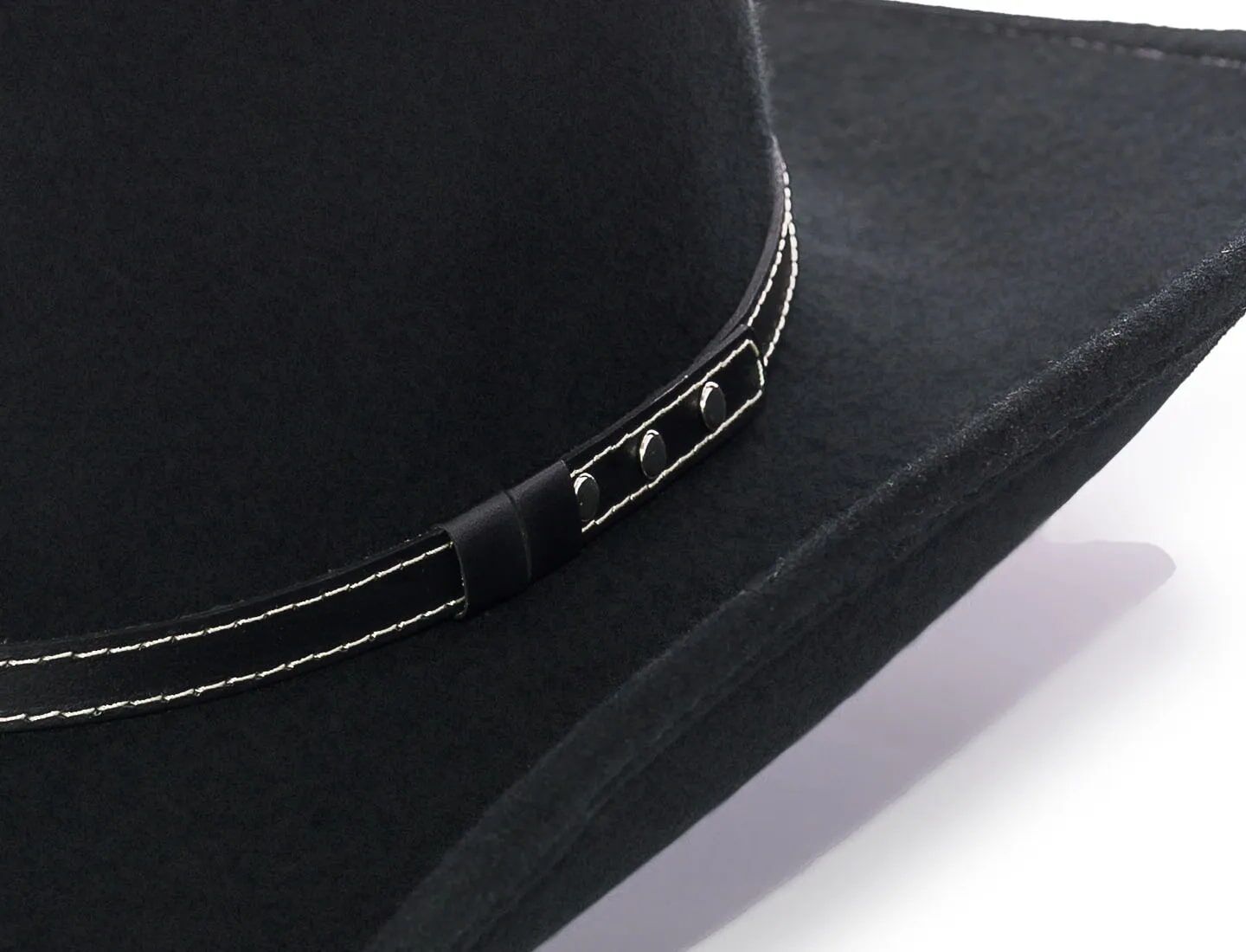 Master Hatters of Texas Men's Bandit Wool Hat in Black