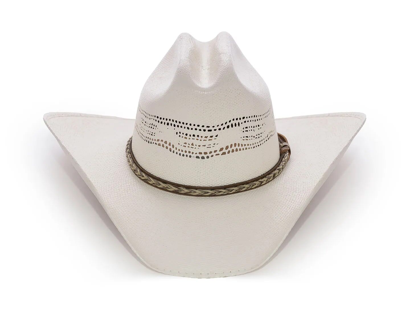 Master Hatters of Texas Men's Bandit Straw Hat in Ivory