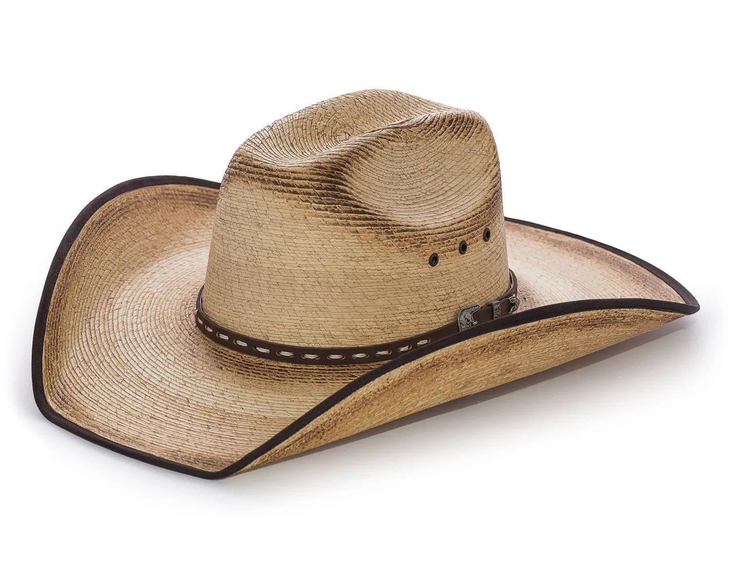 Master Hatters of Texas Men's Lamarie Straw Hat in Burnt Palm
