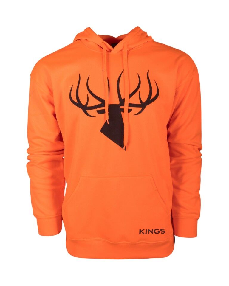 King's Camo Blaze Orange Poly Hoodie, 3XL