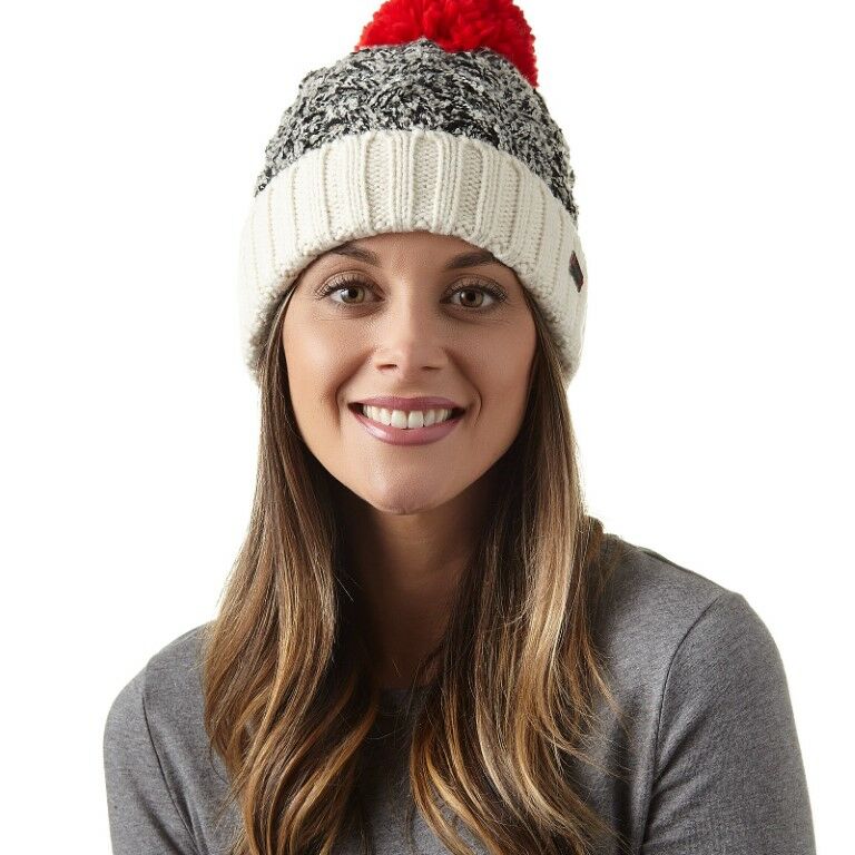 Igloos Outdoor Women's Boucle Cuff Cap With Pom