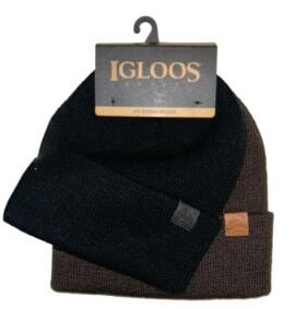 Igloos Men's Essential Beanie Set, 2-Pc