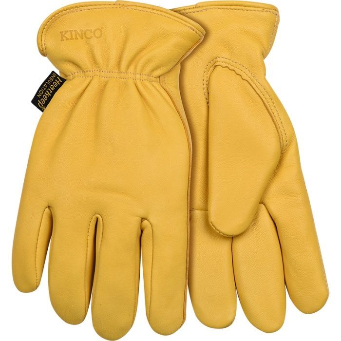 Kinco Men's Lined Premium Grain Deerskin Driver Gloves