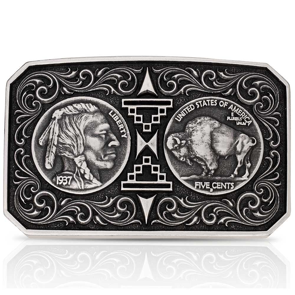 Montana Silversmiths Men's Westward Way Buckle