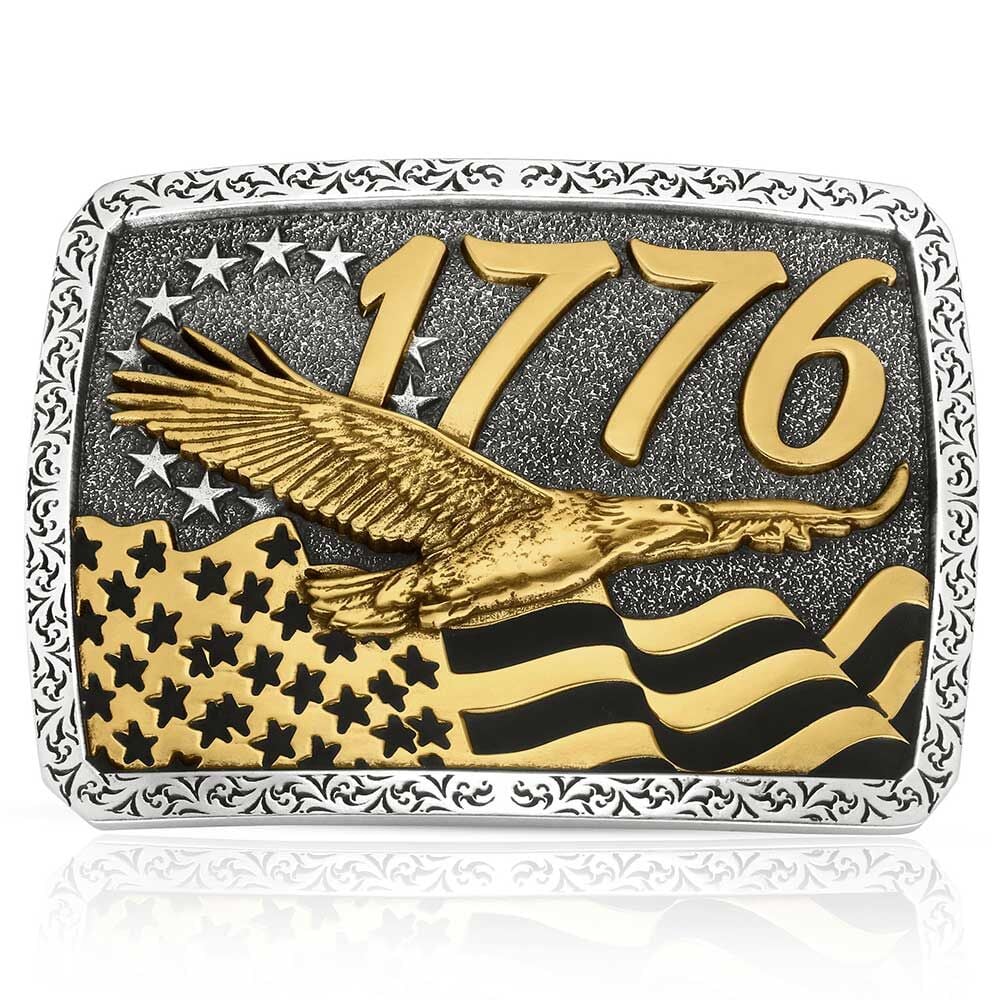 Montana Silversmiths Men's Independent Since 1776 Buckle