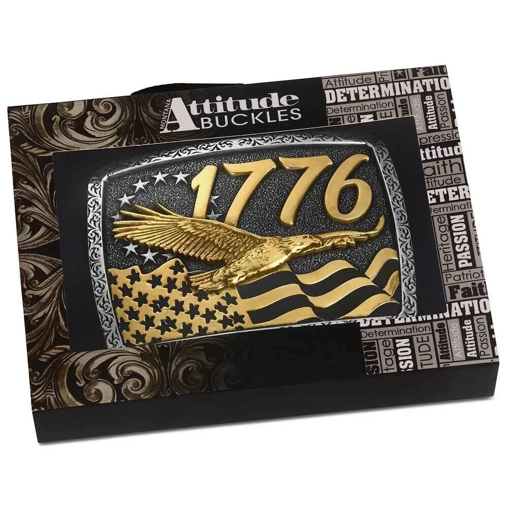 Montana Silversmiths Men's Independent Since 1776 Buckle