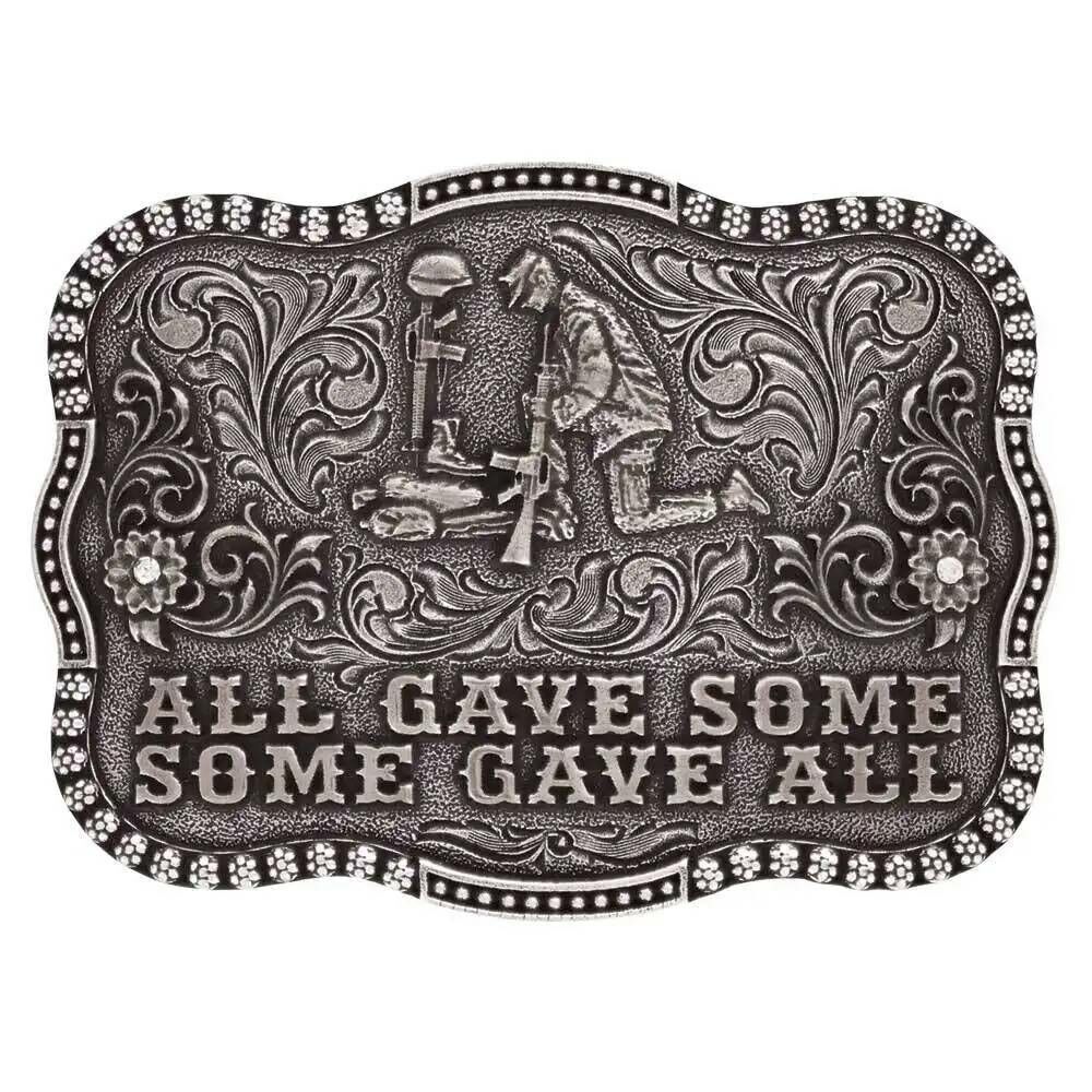 Montana Silversmiths All Gave Some Remembrance Attitude Buckle