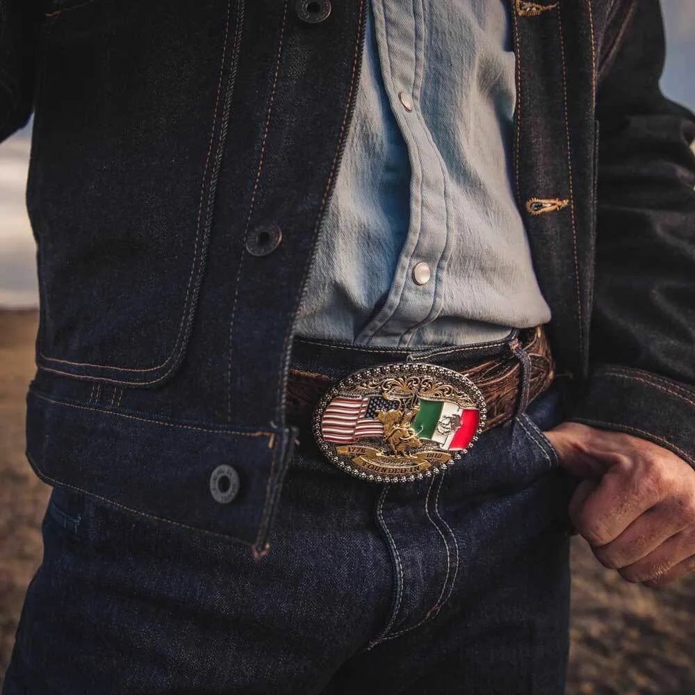 Montana Silversmiths Independence Founded Attitude Buckle