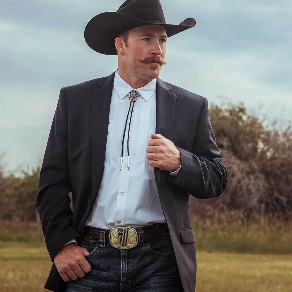 Montana Silversmiths American Made Tradition Bolo Tie