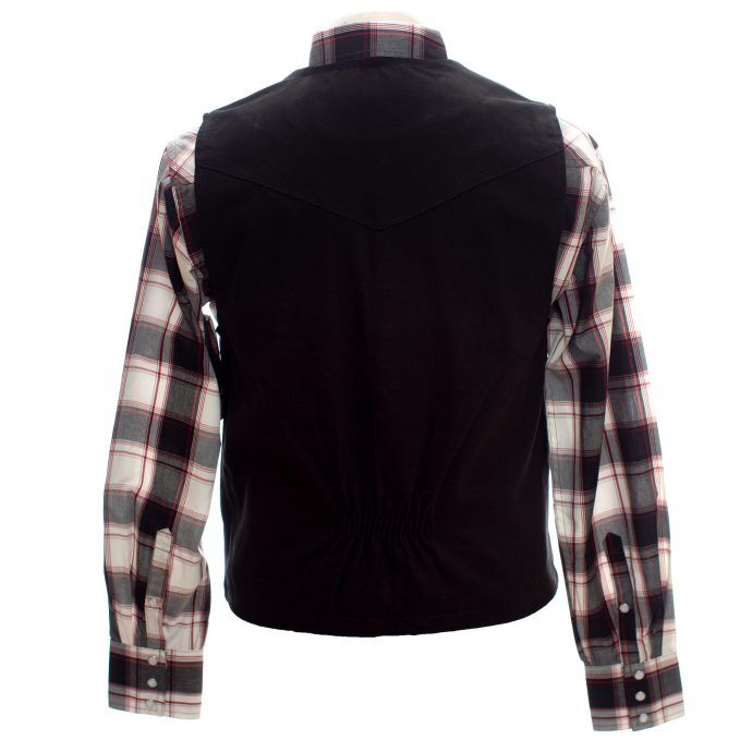 Wyoming Traders Men's Bronco Canvas Vest in Black