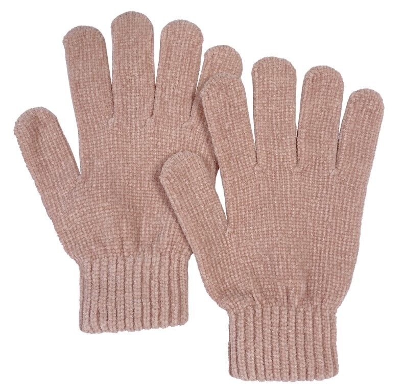 Broner Women's Tranquility Soft Chenille Knit Glove in Pink