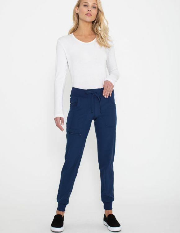 Cherokee Women's Tapered Leg Jogger Pant in Navy