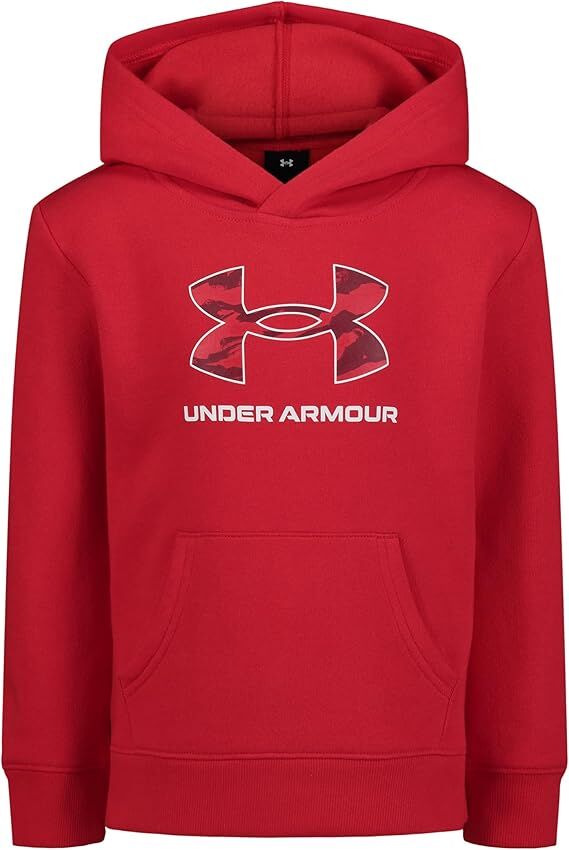 Under Armour Boy's Hoodie in Red