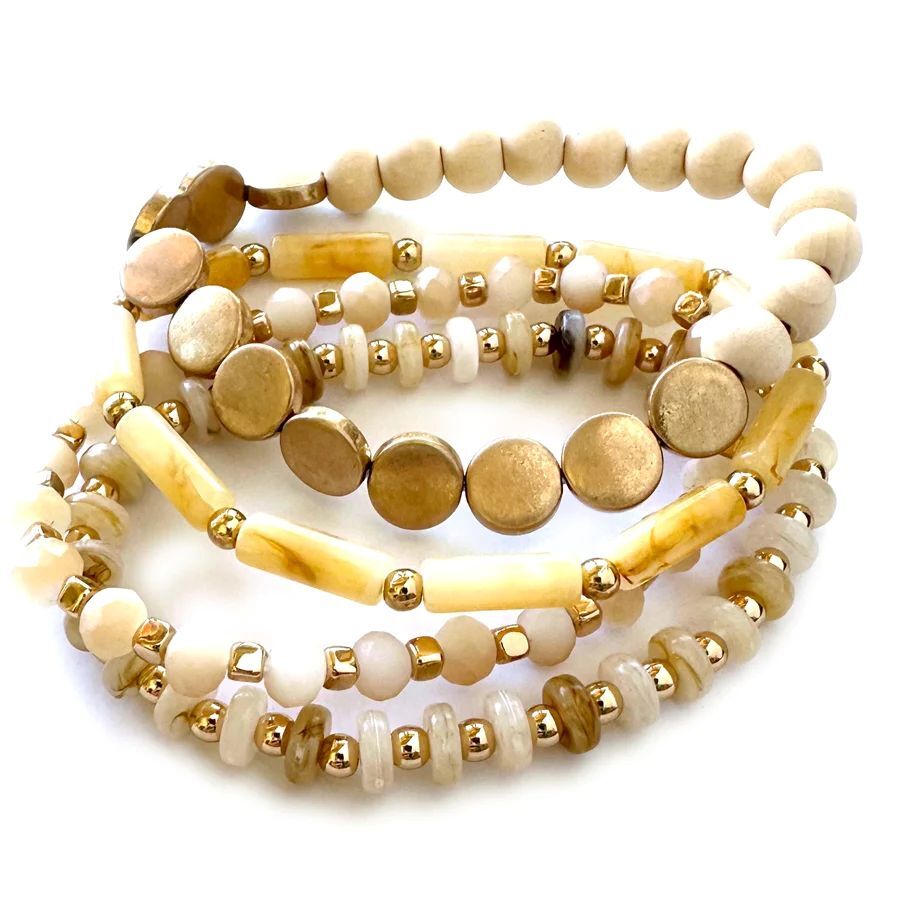 Wyo-Horse Women's 4 Layered Beaded Bracelets