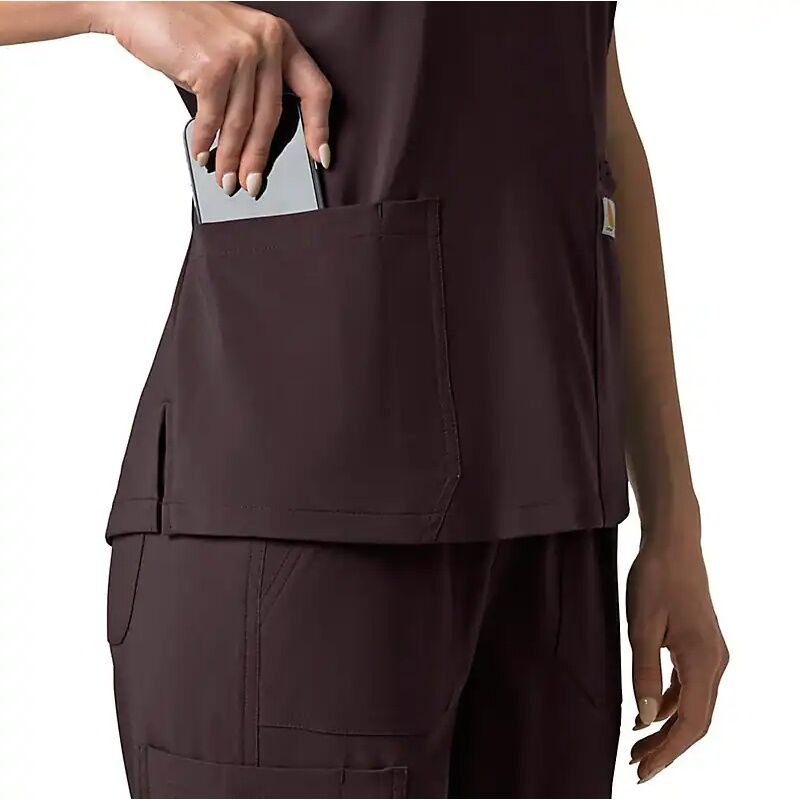 Carhartt Women's Force Cross-Flex Flex Panel V-Neck Scrub Top