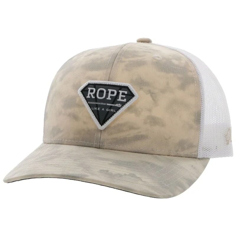 Hooey Women's Rope Like A Girl Hat in CreamWhite