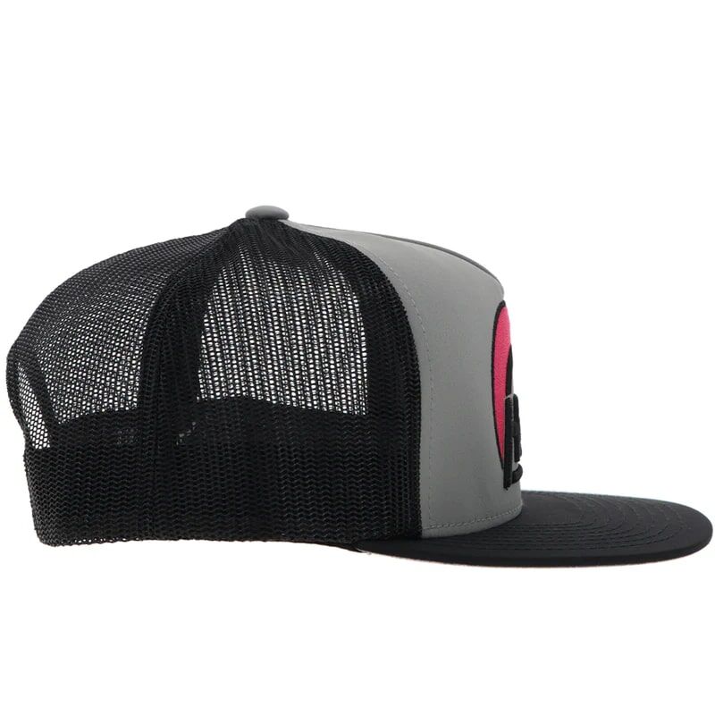 Hooey Youth Suds Hat in Grey/Black