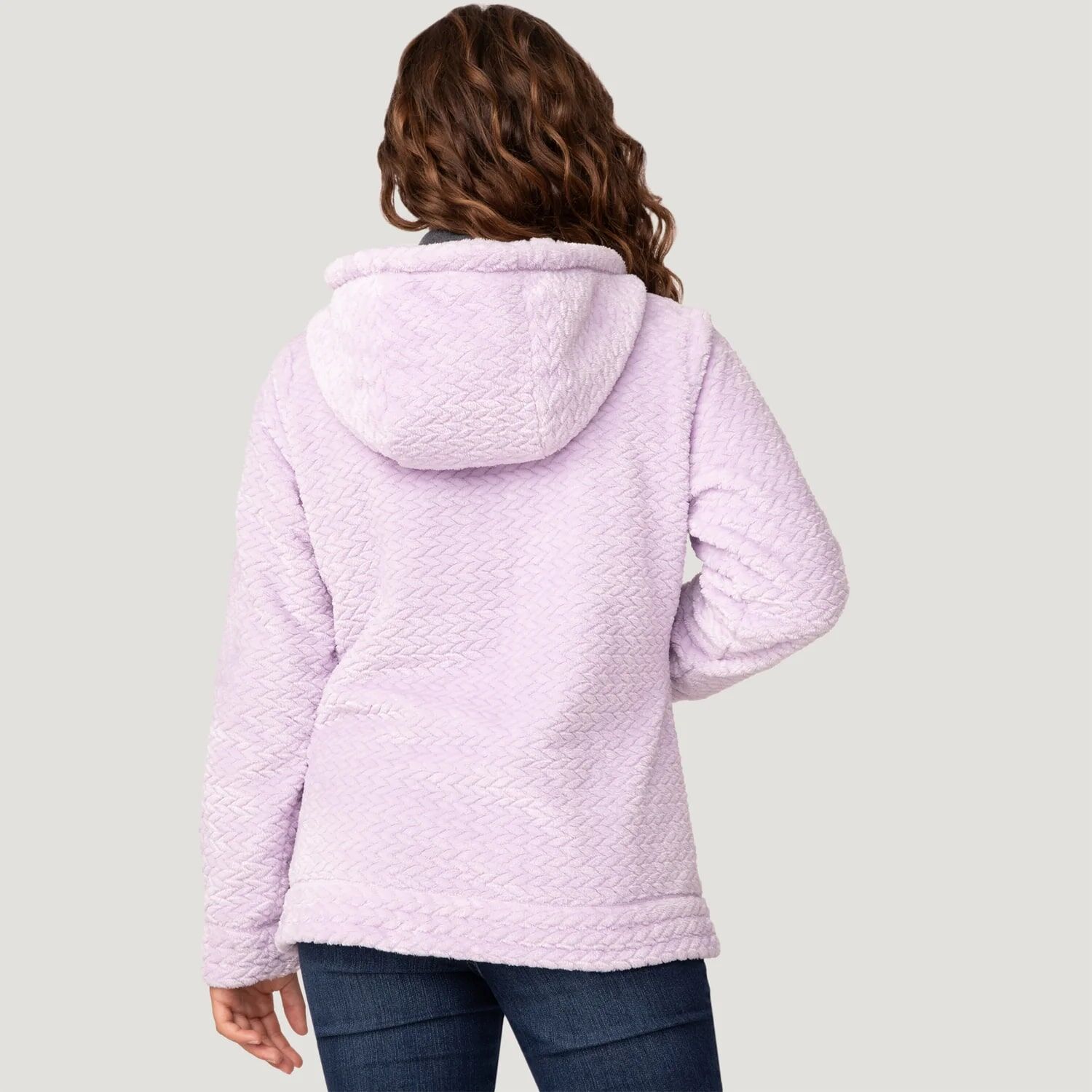 Free Country Girl's Braided Butter Pile Jacket in Lilac