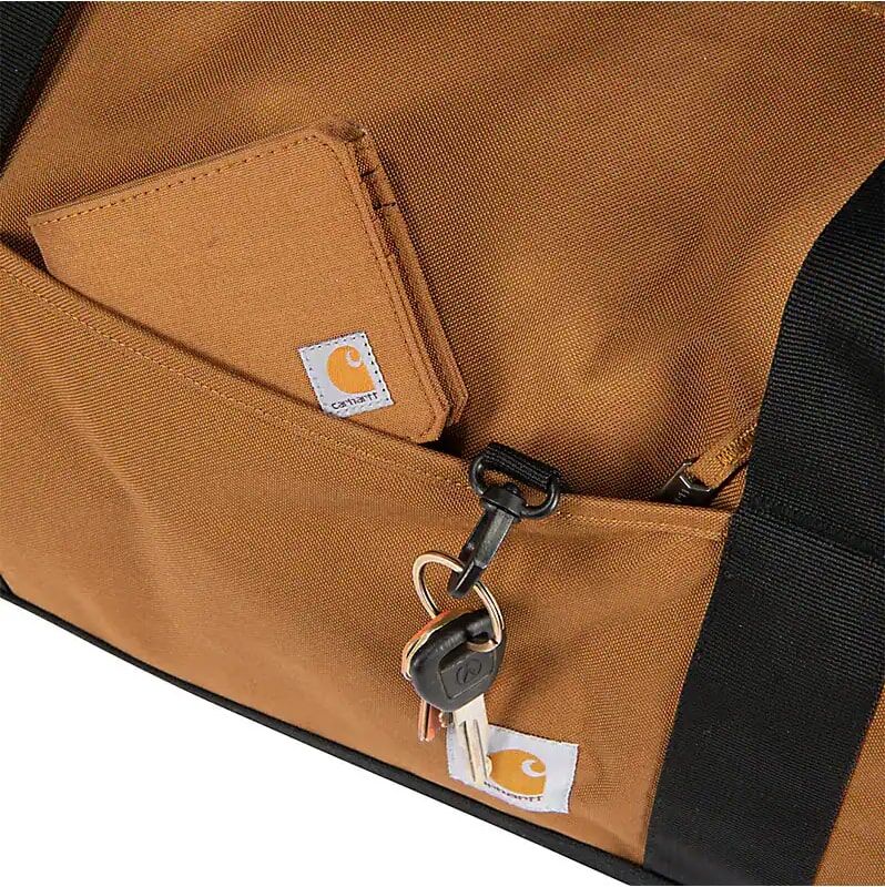 Carhartt 60-L Classic Round Duffel in Carhartt Brown