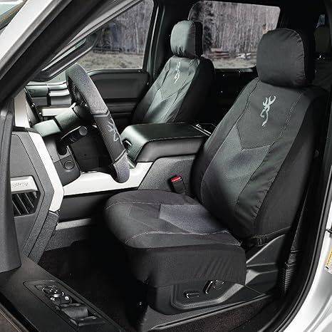 Browning Universal Front Heather Black Seat Cover