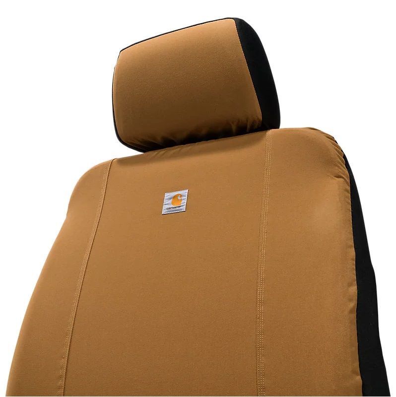 Carhartt Dark Brown Universal Fitted Nylon Duck Bucket Seat Cover
