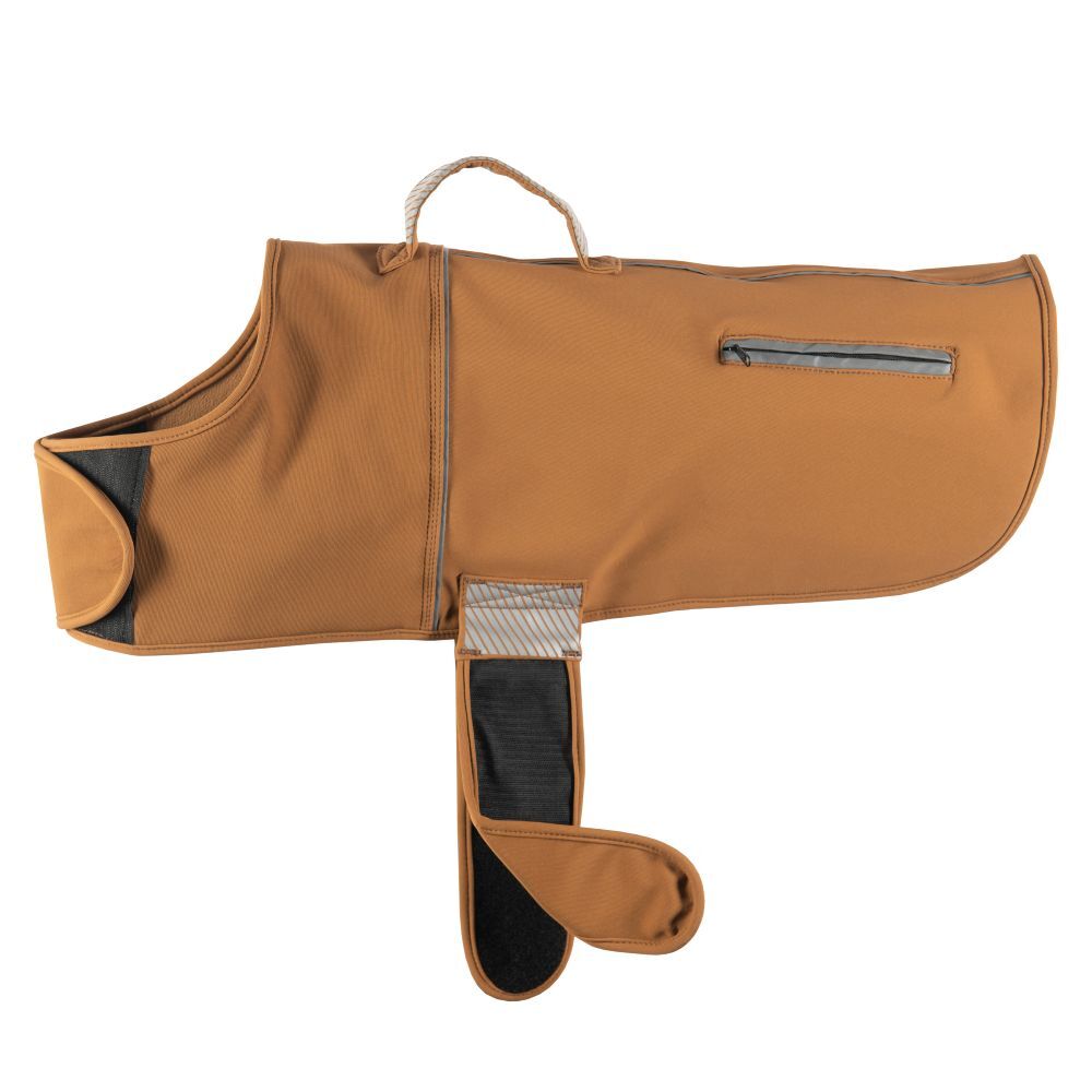 Carhartt Quick Duck Large Carhartt Brown Fleece-Lined Dog Jac