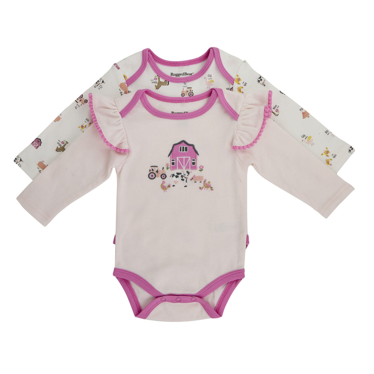 Wrangler Girl's Infant Farm Bodysuit