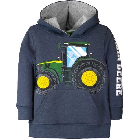 John Deere Toddler's Tractor Hoodie in Blue