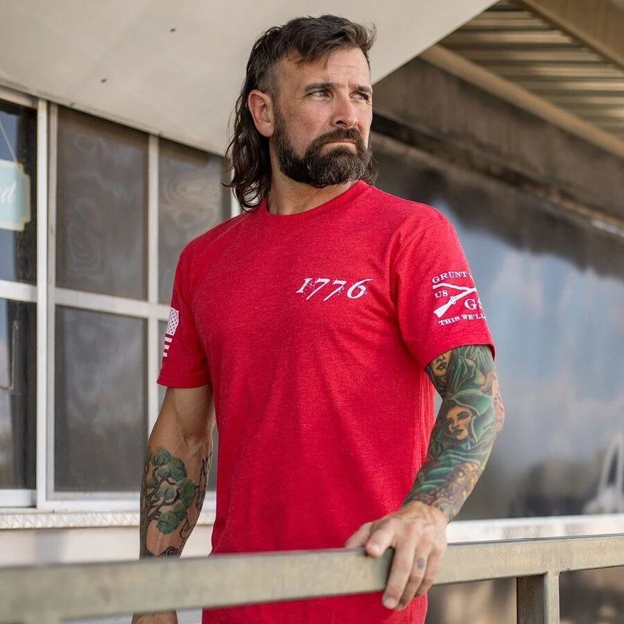 Grunt Style Men's 1776 Flag T-Shirt