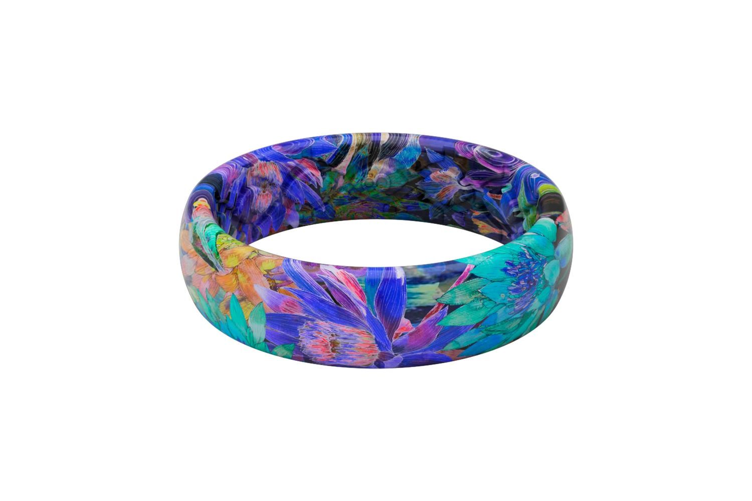 Groove Life Twilight Blossom Groove Ring, Size 7 x 5mm