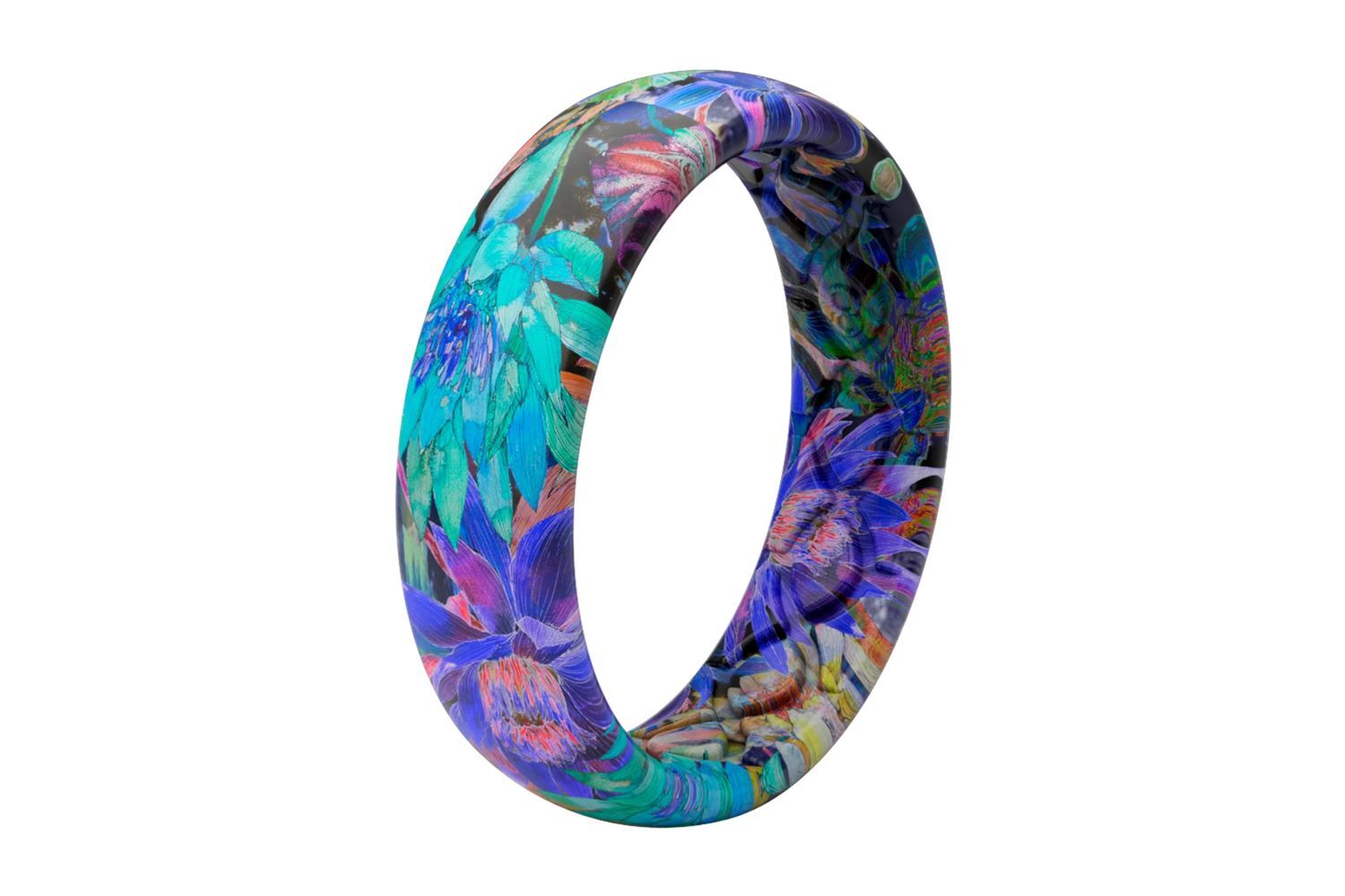 Groove Life Twilight Blossom Groove Ring, Size 7 x 5mm